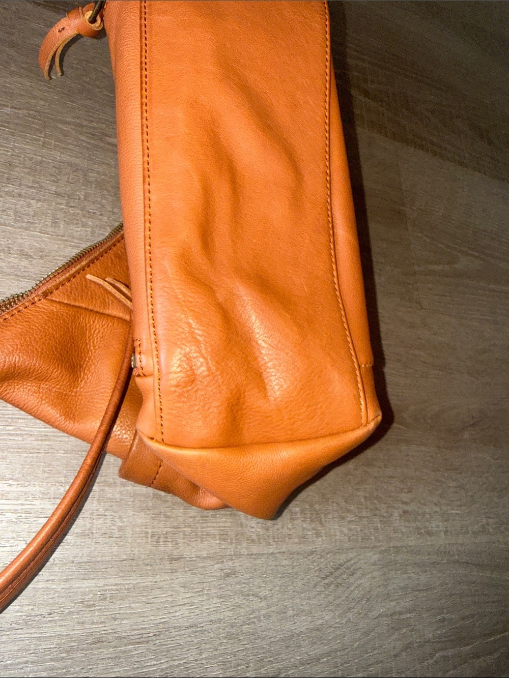 The Sak Collective Keira Leather Hobo Bag - Butter Brown / Caramel - Picture 11 of 14